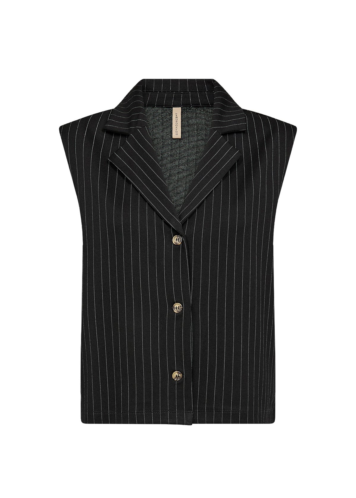 Soyaconcept Pinstripe Waistcoat