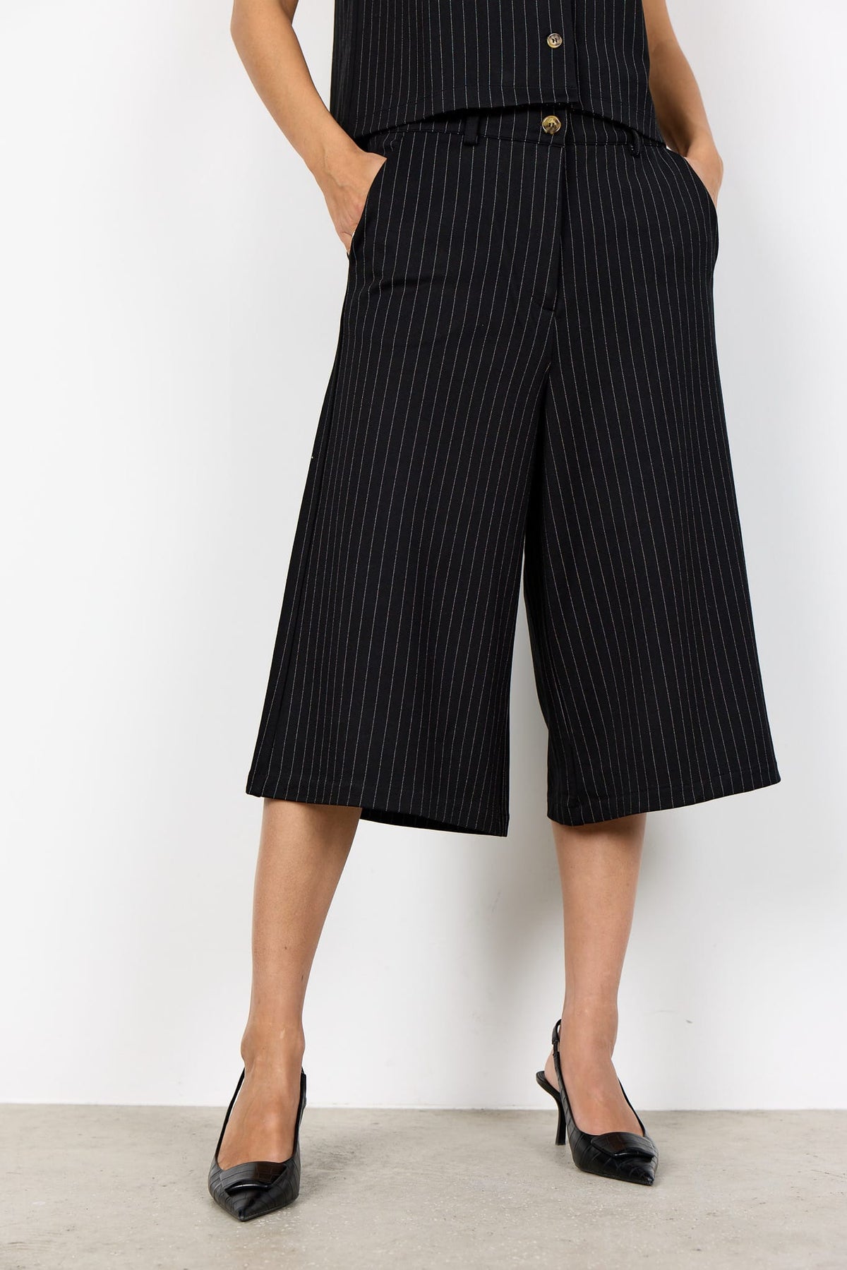 Soyaconcept Pinstripe Shorts