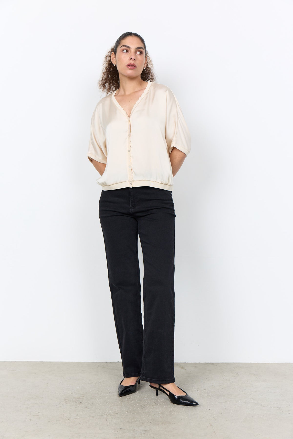 Soyaconcept Satin Cardigan