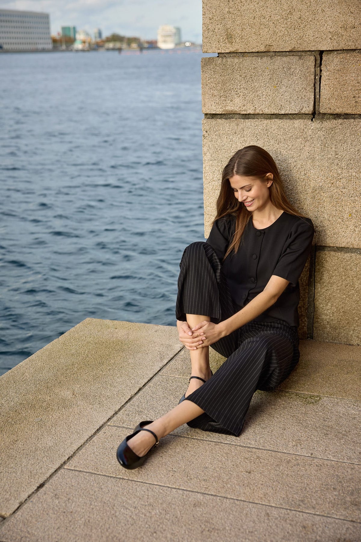 Soyaconcept Pinstripe Trousers
