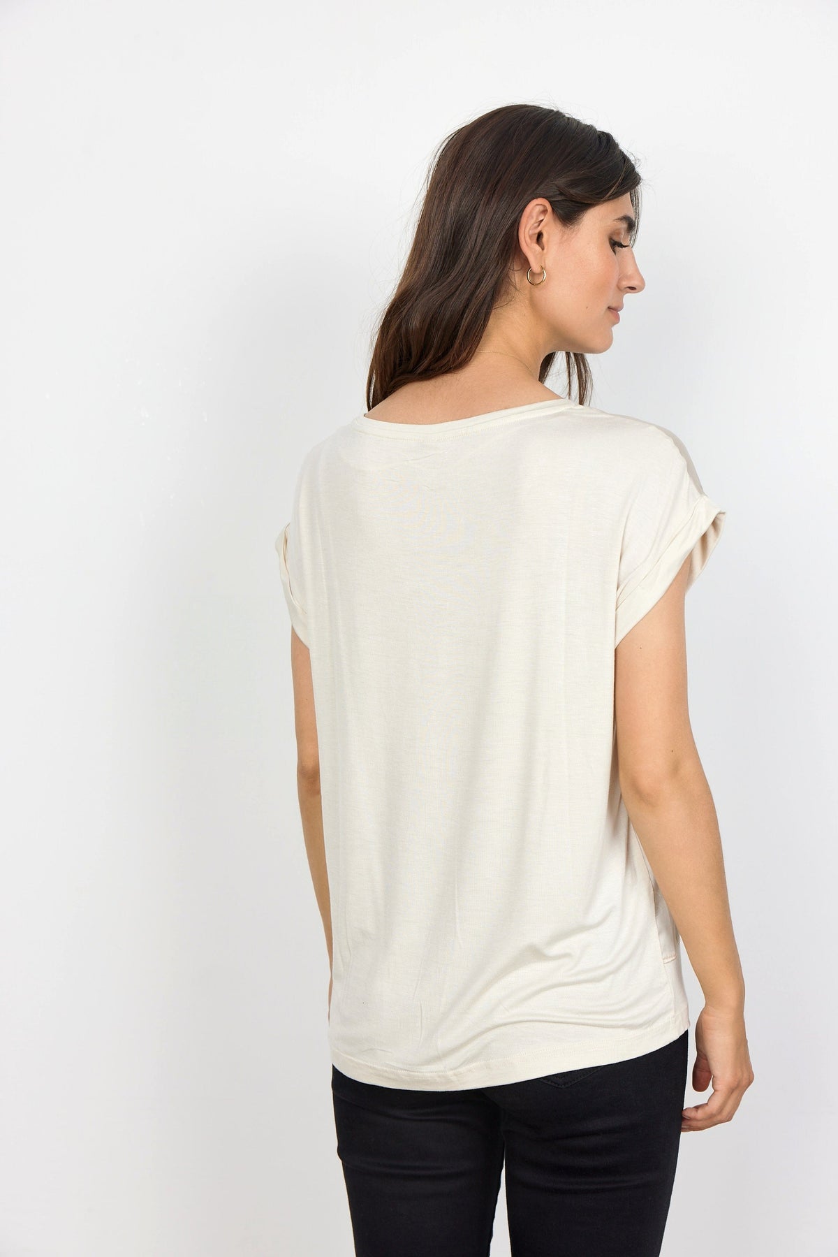 Soyaconcept Satin Front T-Shirt