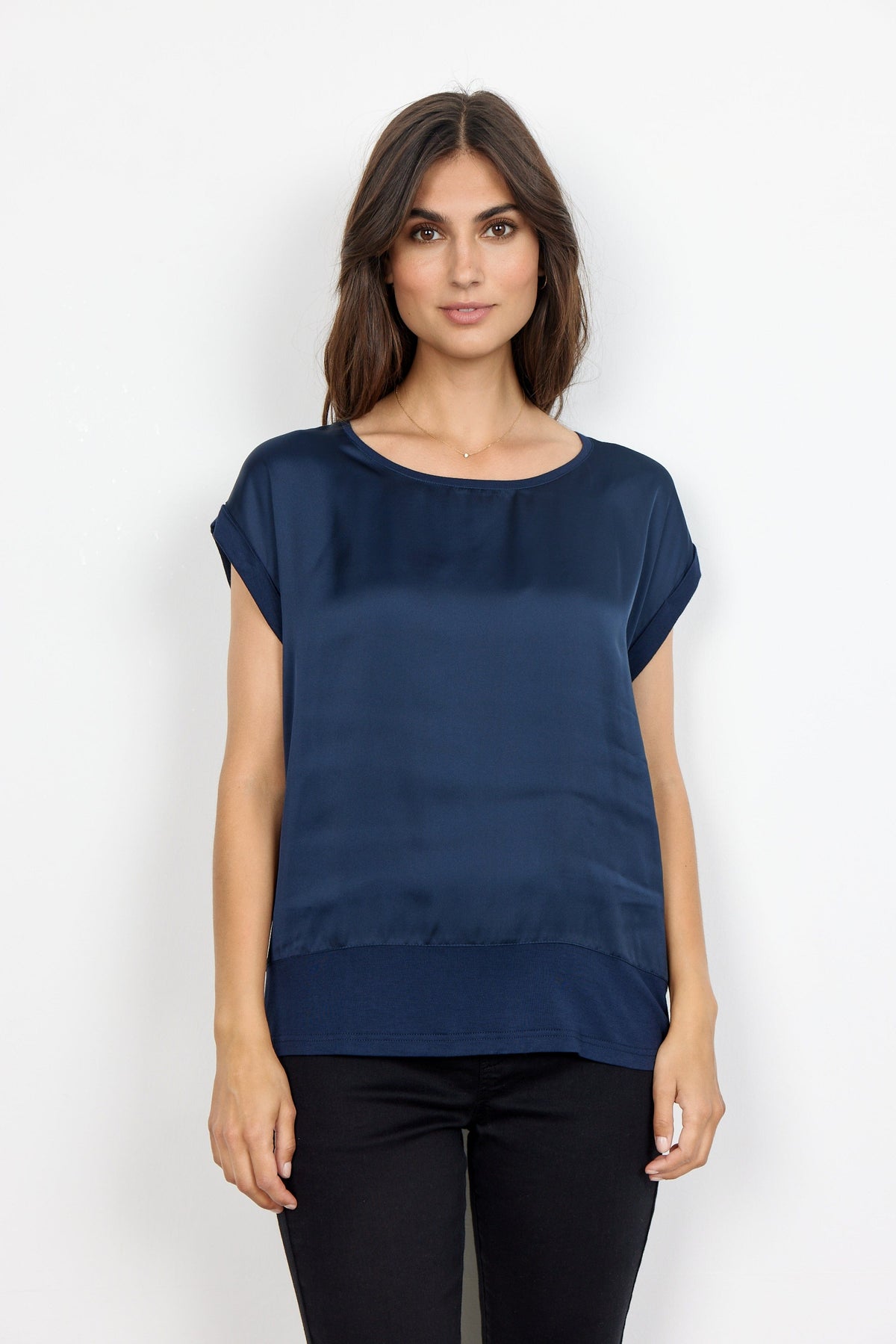Soyaconcept Satin Front T-Shirt