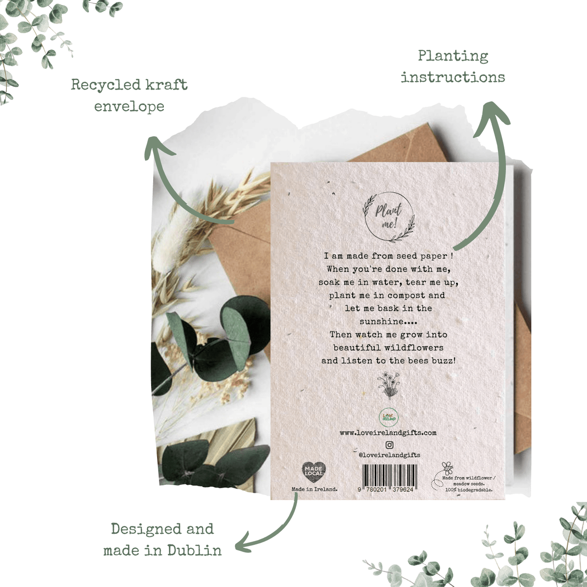 Christmas Tree Plantable Seed Card