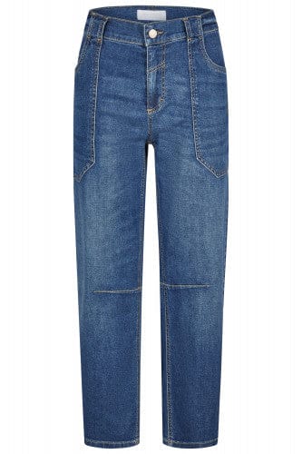 ANNA MONTANA Slim Barrel Jean