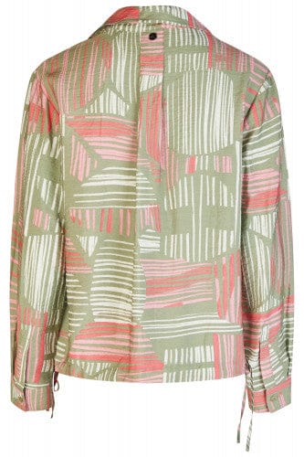 Barbara Lebek Line Pattern Shirt