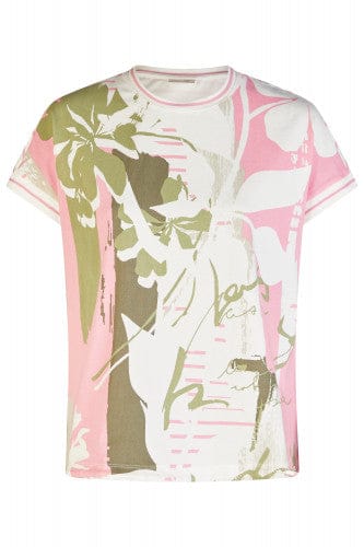 Barbara Lebek Mixed Print Top