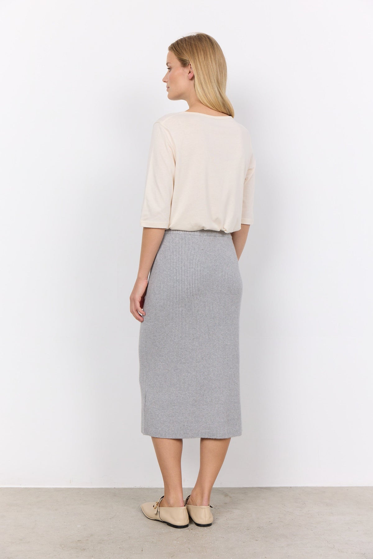 Soyaconcept Rib Knit Skirt