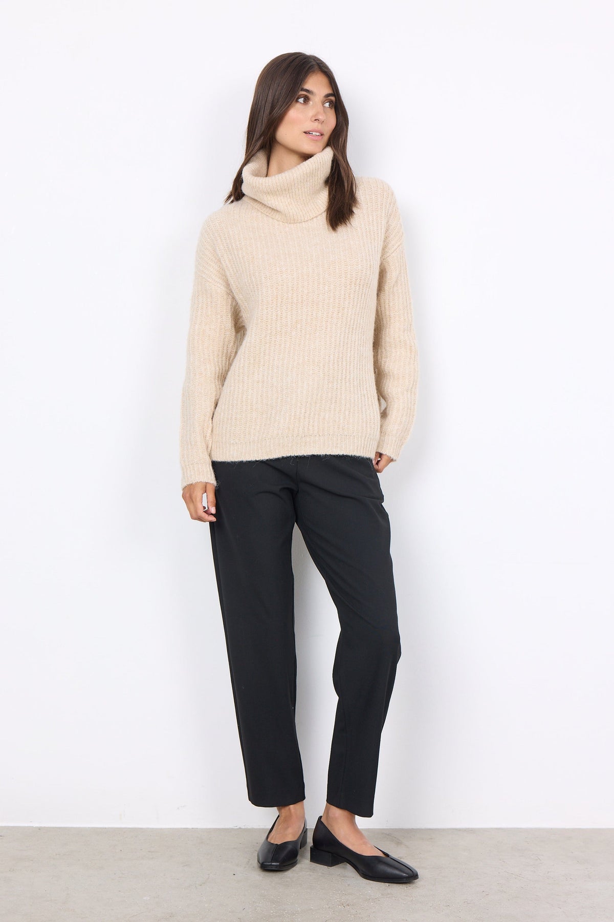 Soyaconcept Fold Neck Knit