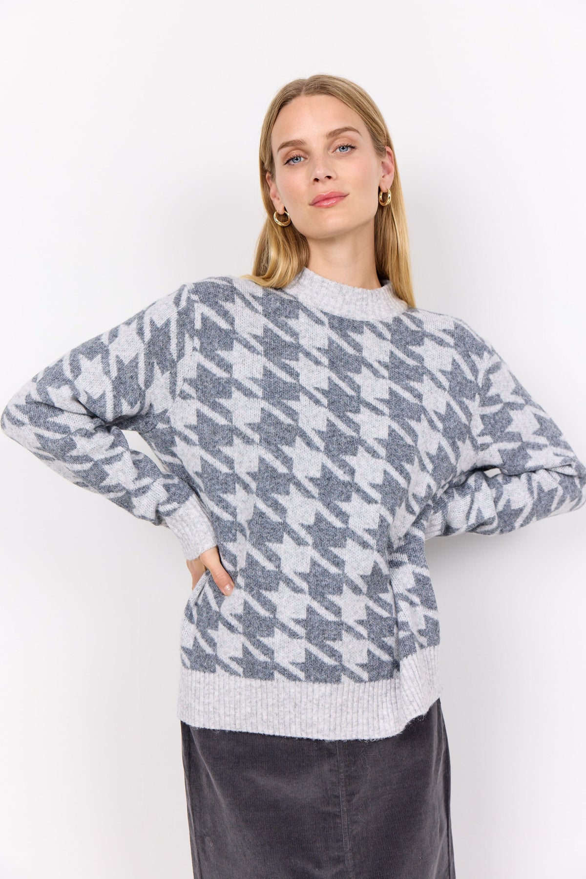 Soyaconcept Houndstooth Knit