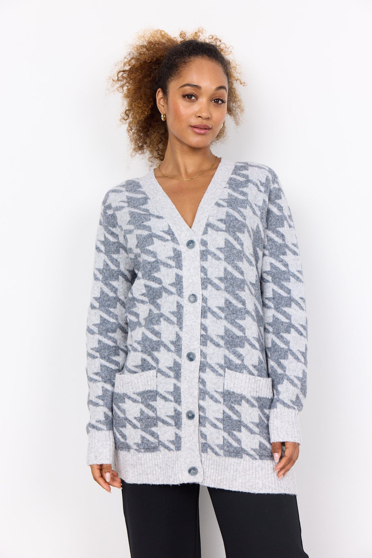 Soyaconcept Houndstooth Cardigan