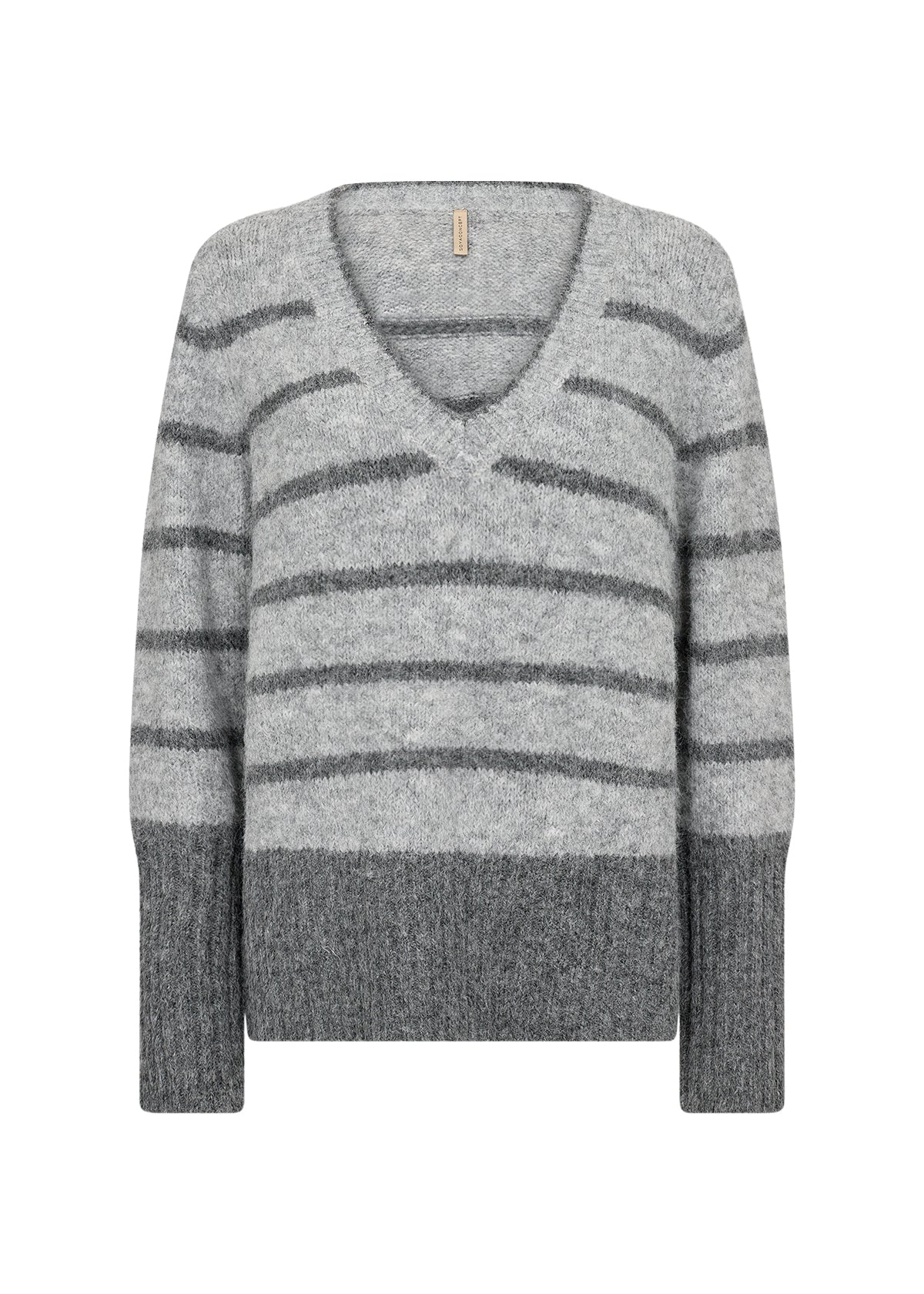 Soyaconcept V-neck Stipe Knit