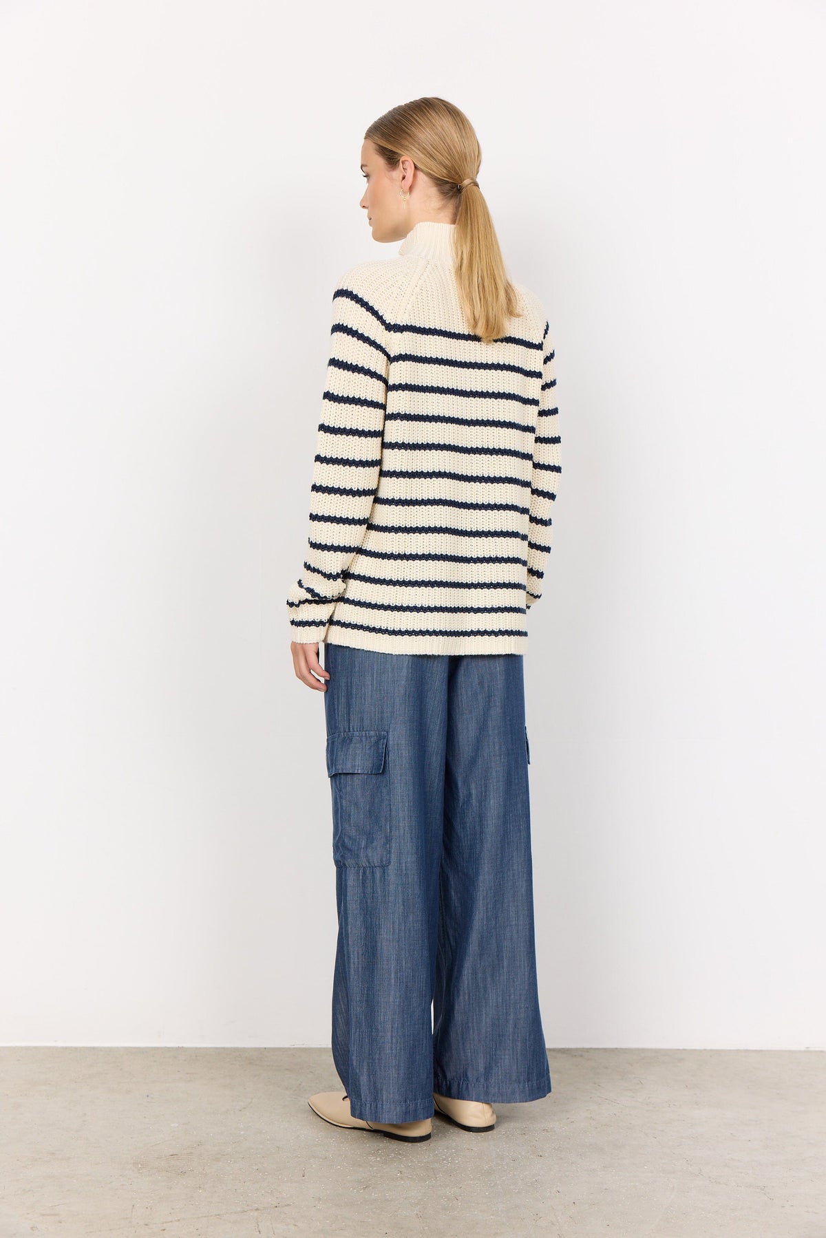 Soyaconcept Zip Stripe Knit