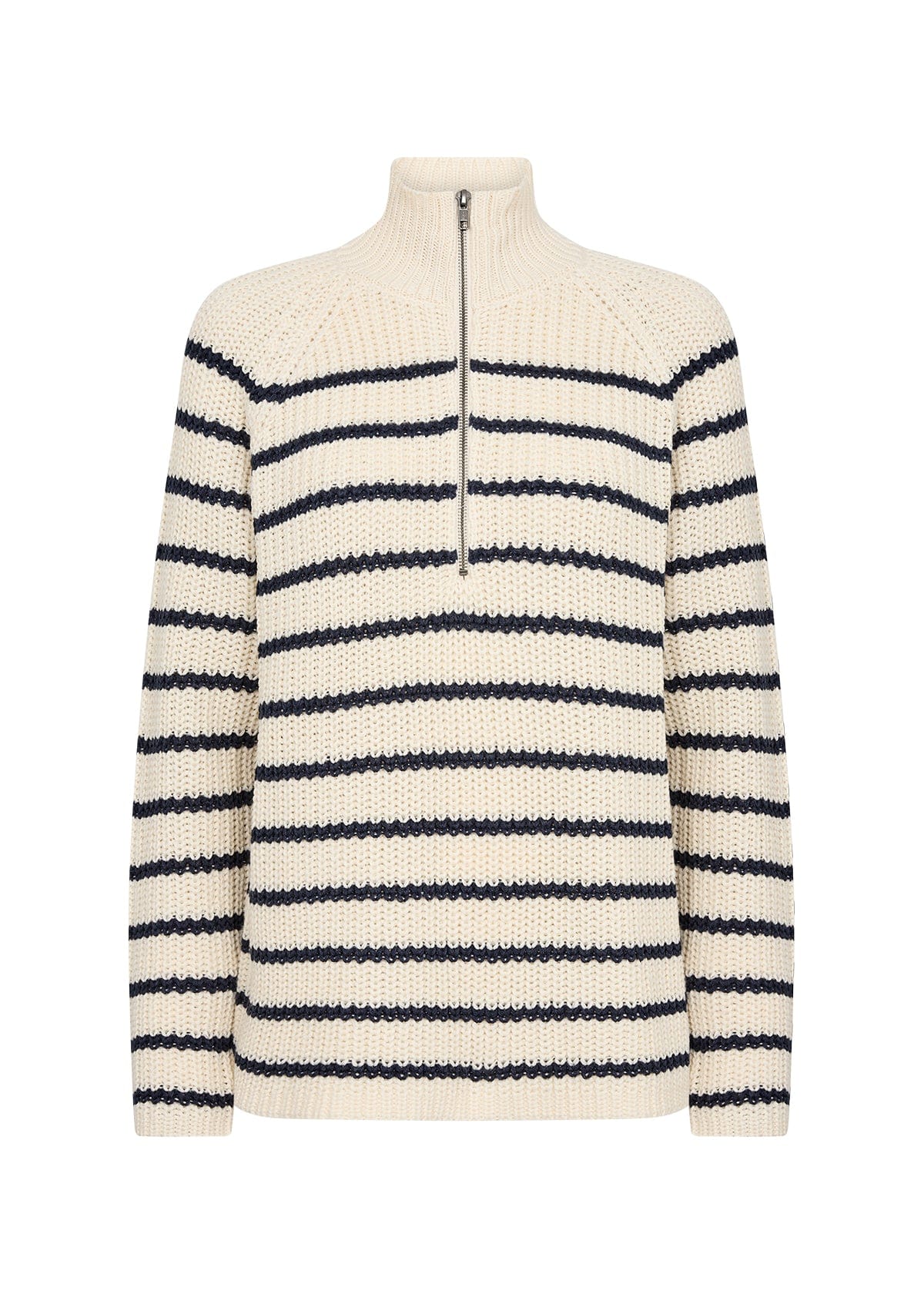 Soyaconcept Zip Stripe Knit – Choice Boutique
