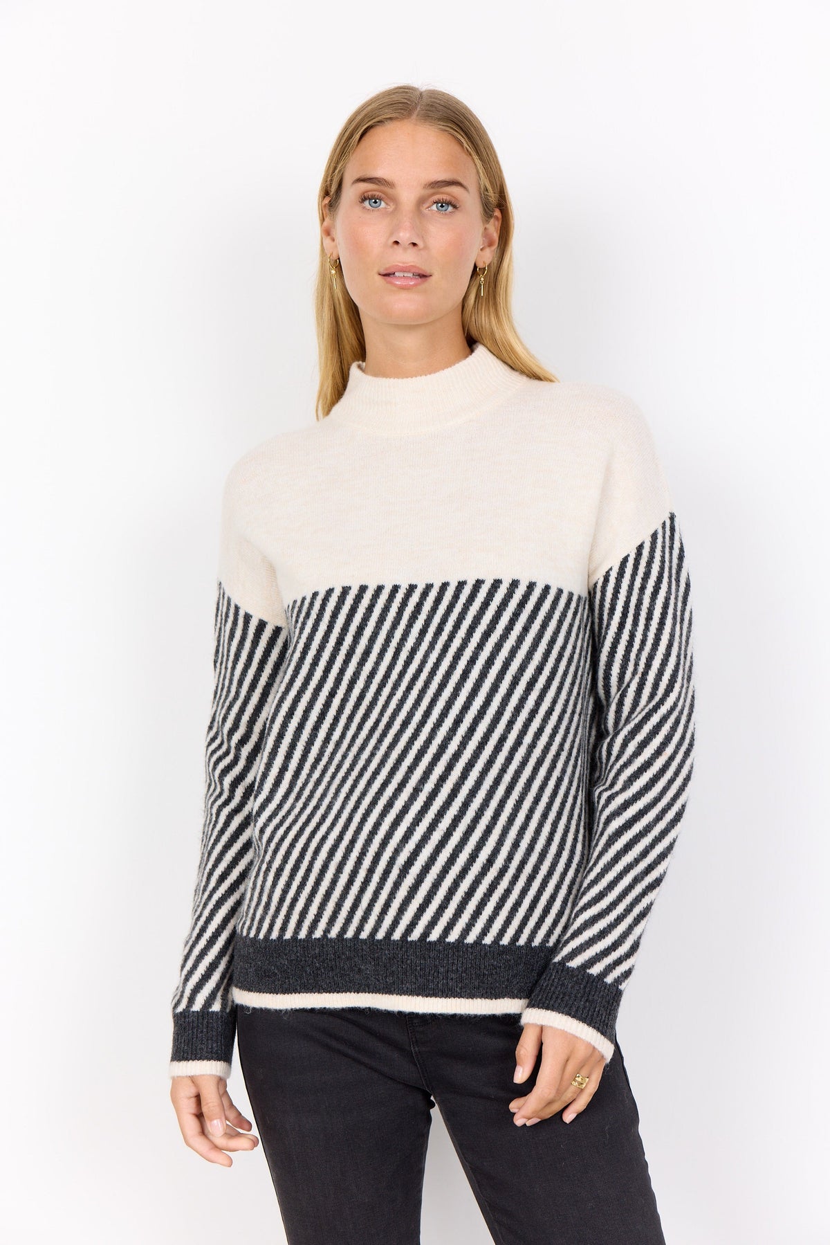 Soyaconcept Stripe Boarder Knit