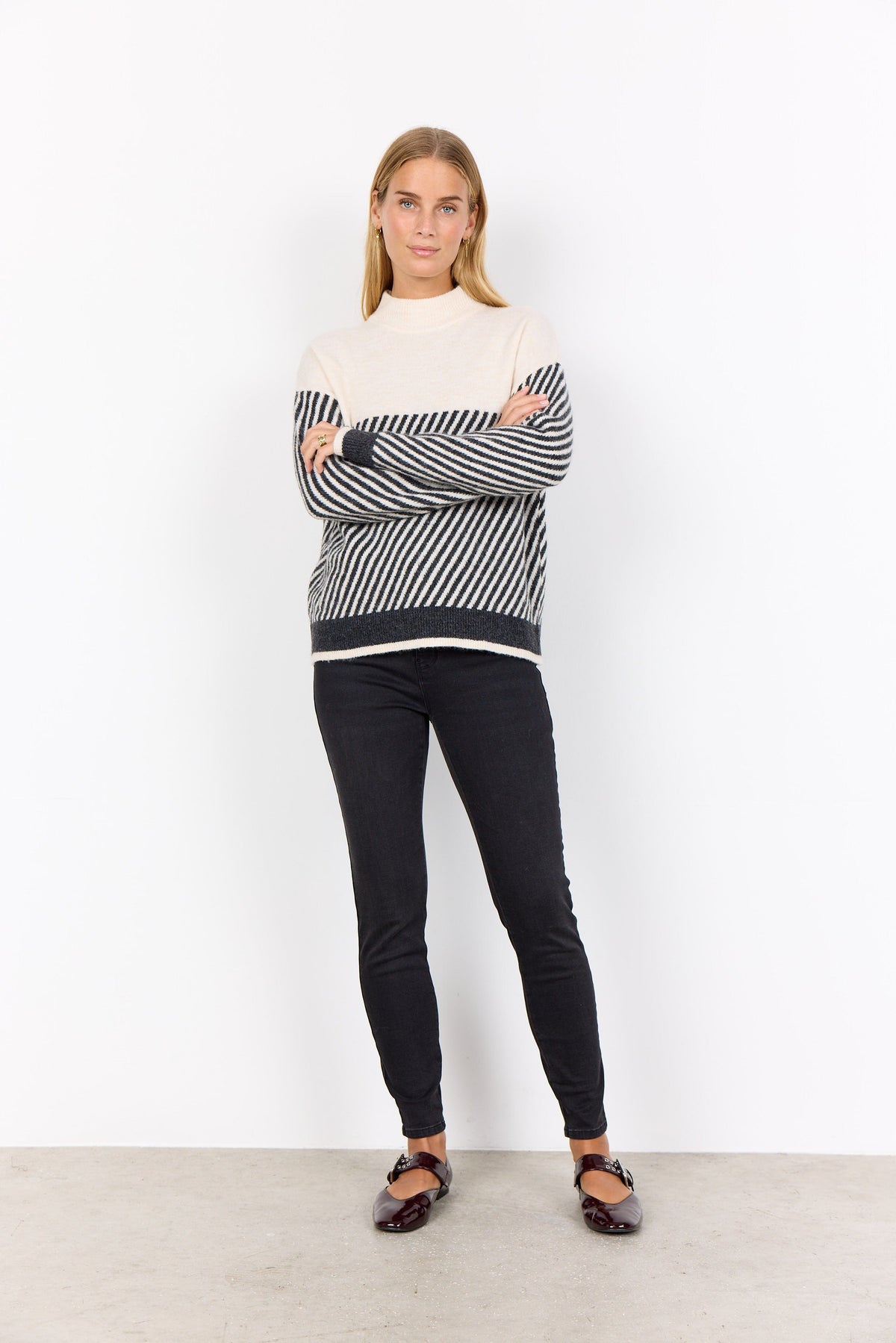 Soyaconcept Stripe Boarder Knit