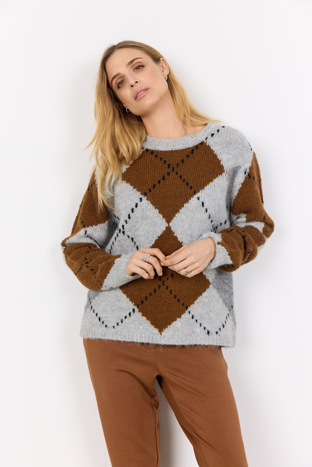 Soyaconcept Argyle Knit