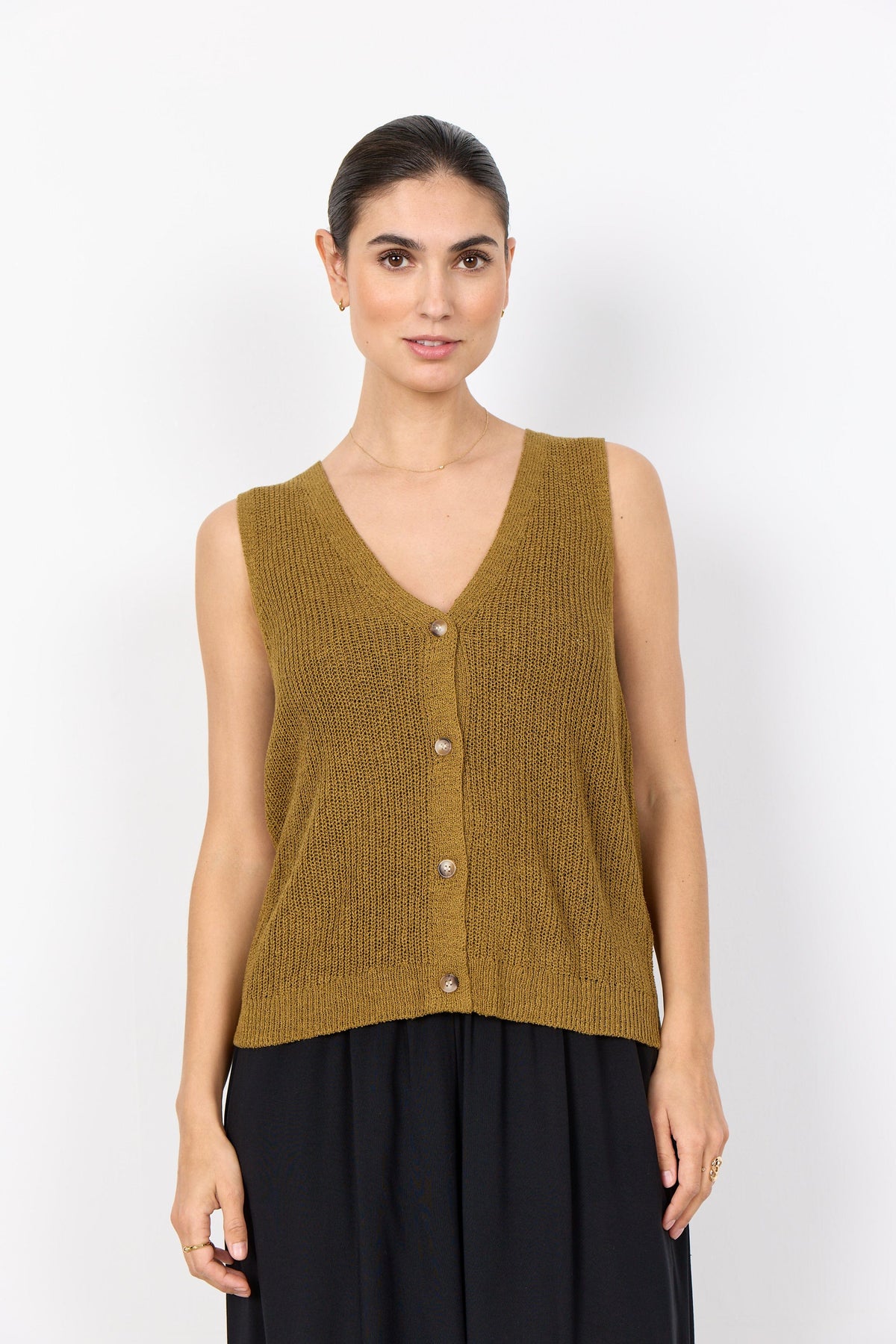 Soyaconcept Button Waistcoat