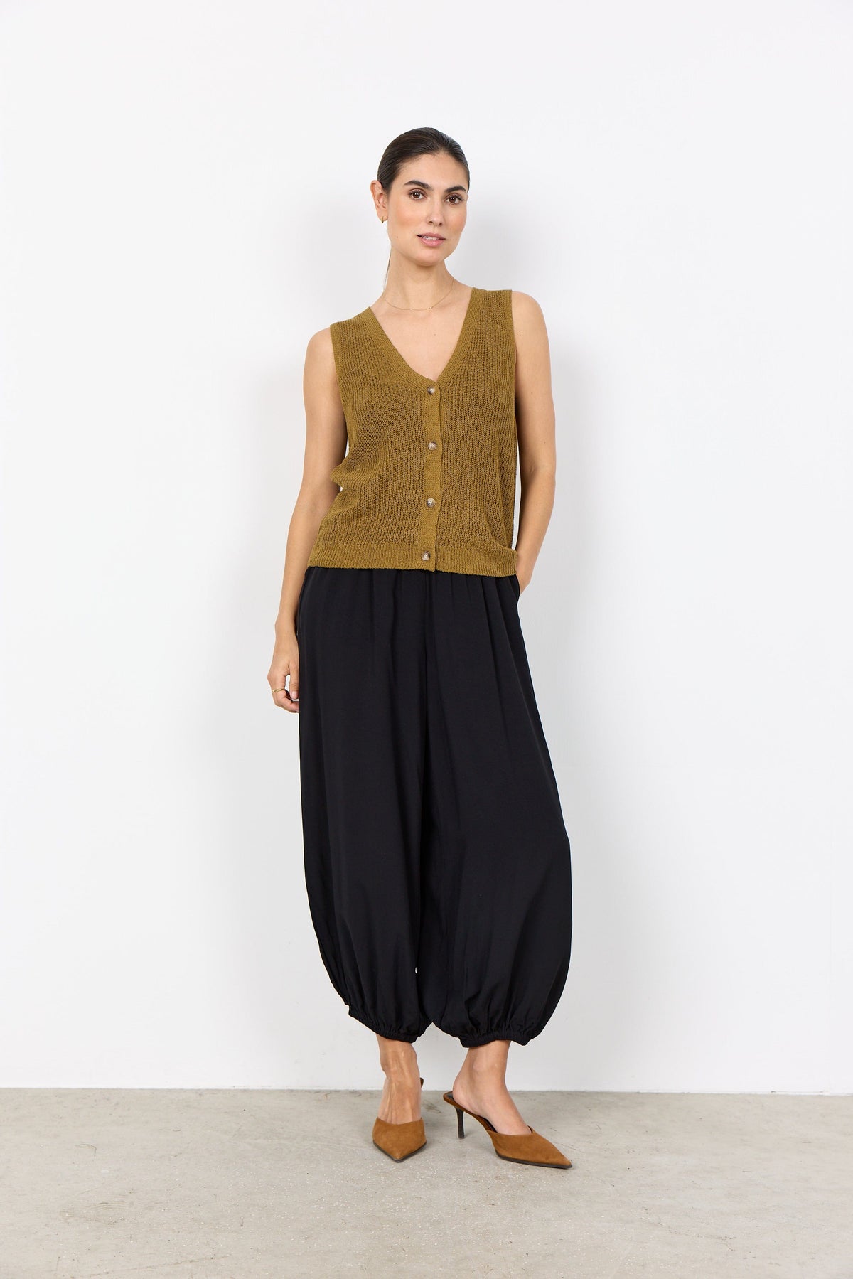 Soyaconcept Button Waistcoat
