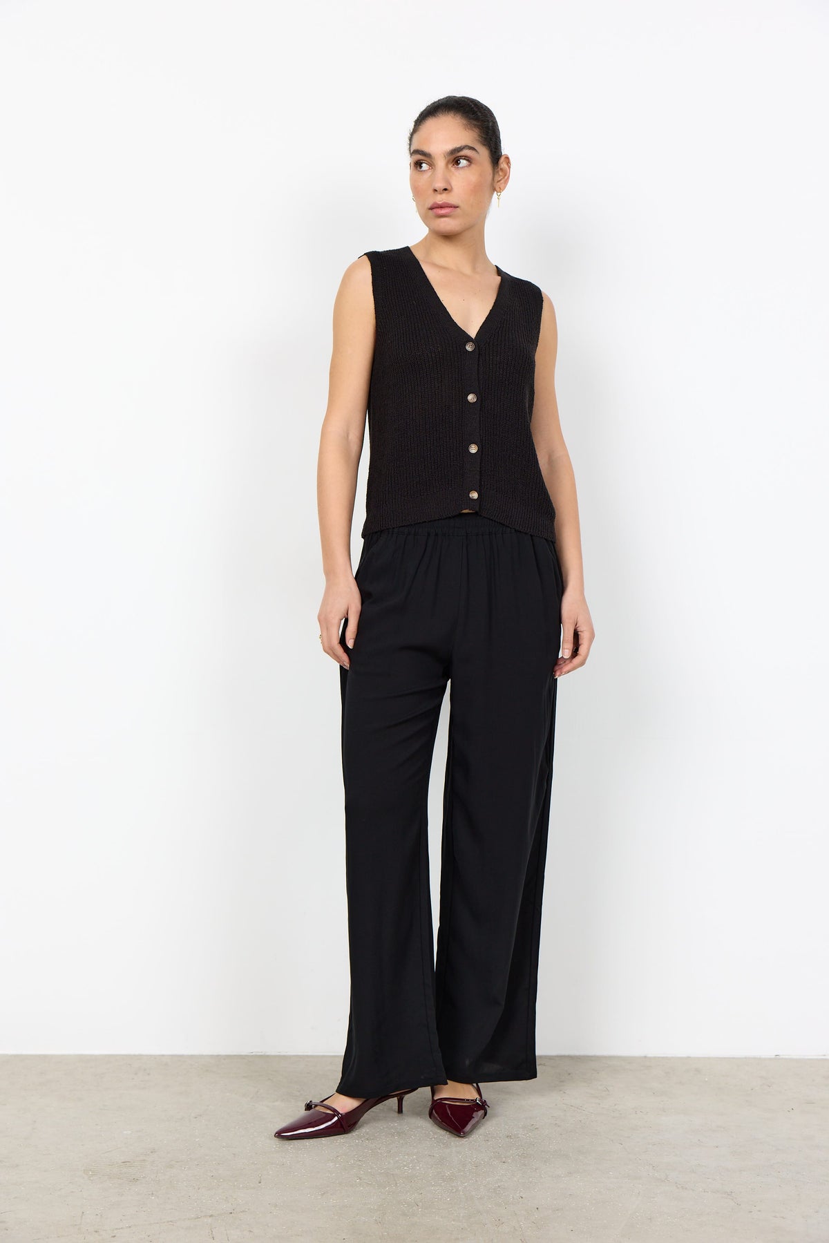 Soyaconcept Button Waistcoat