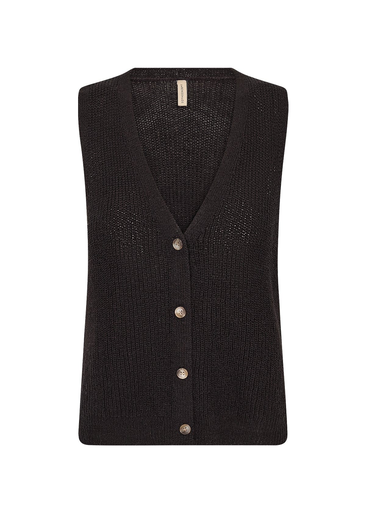 Soyaconcept Button Waistcoat