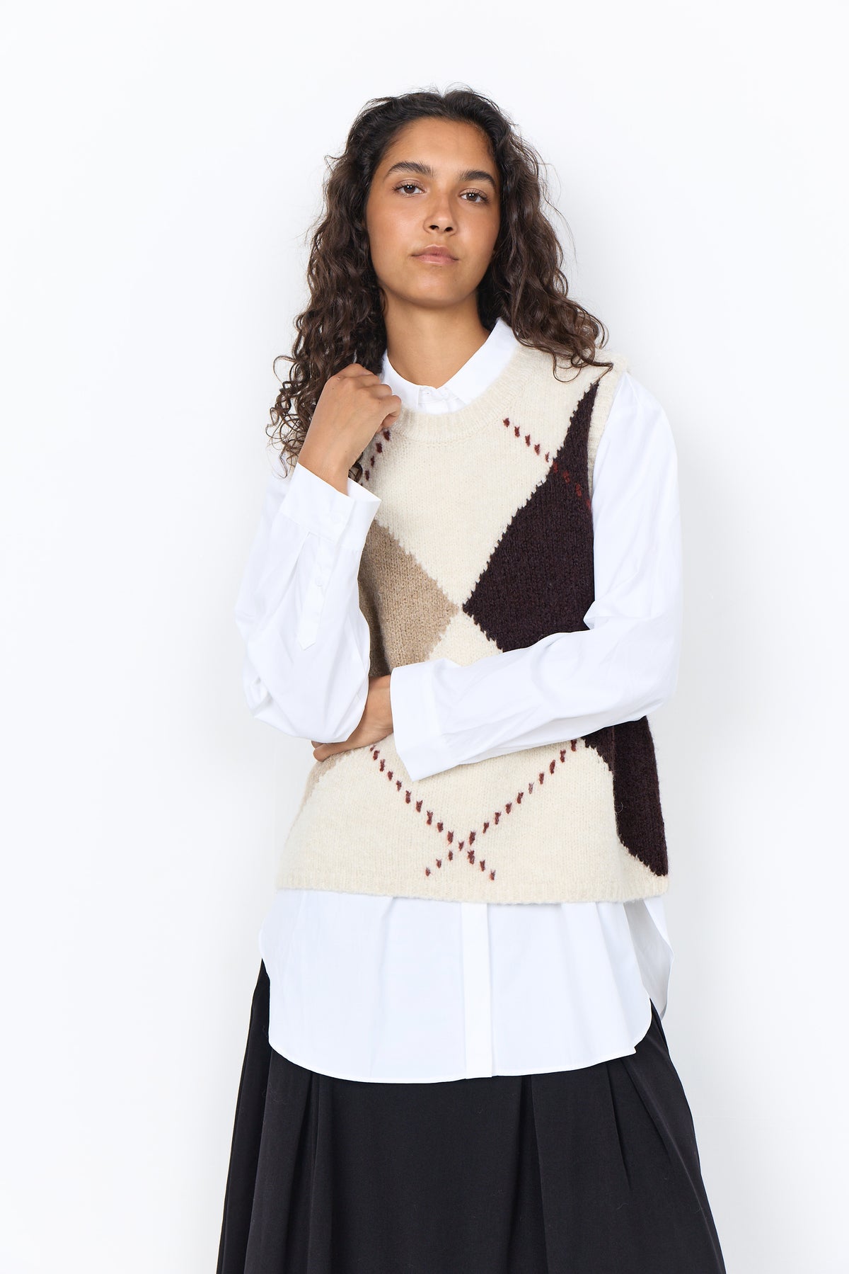 Soyaconcept Argyle Waistcoat