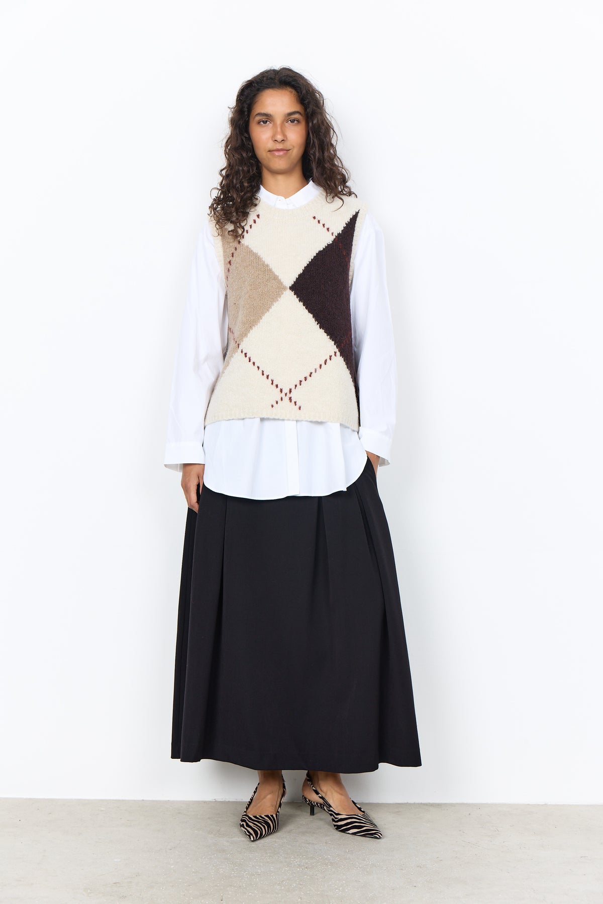 Soyaconcept Argyle Waistcoat
