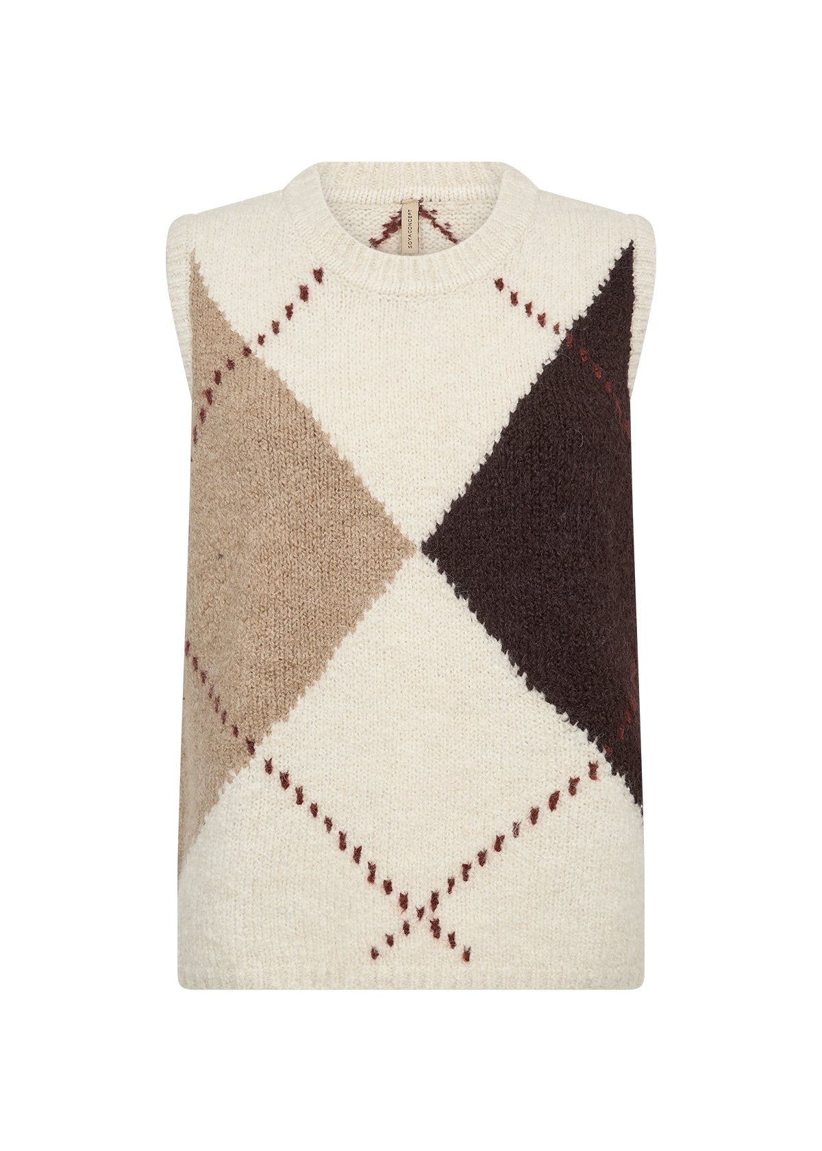 Soyaconcept Argyle Waistcoat