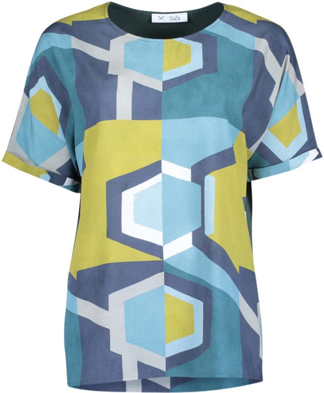 SuZa Square Print Top