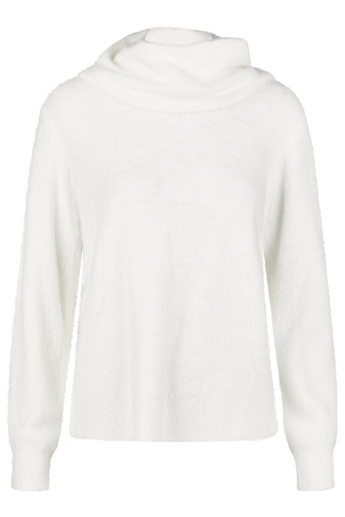 Barbara Lebek Cowl Neck Fuzzy Jumper
