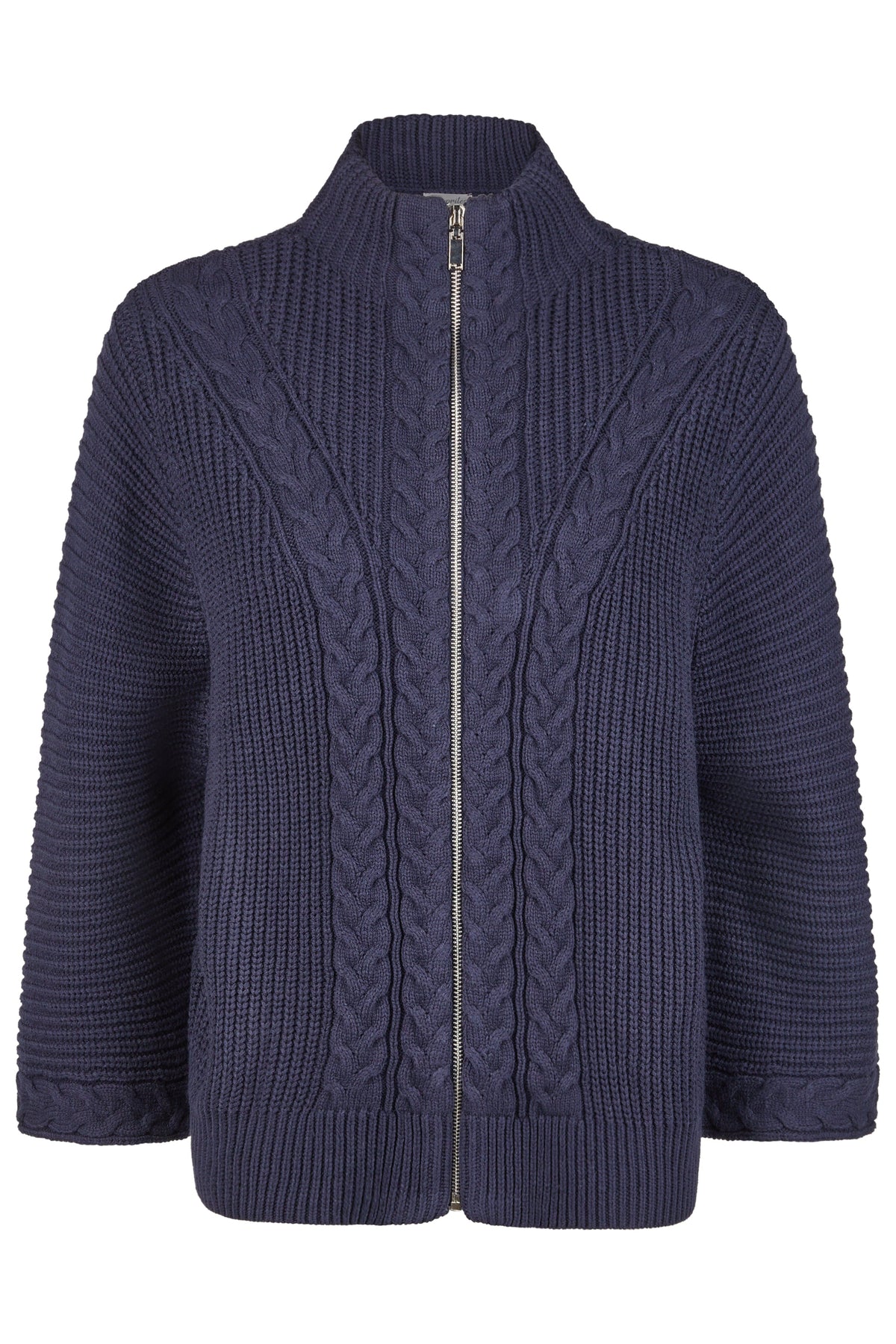 Barbara Lebek Mixed Cable Knit Jacket