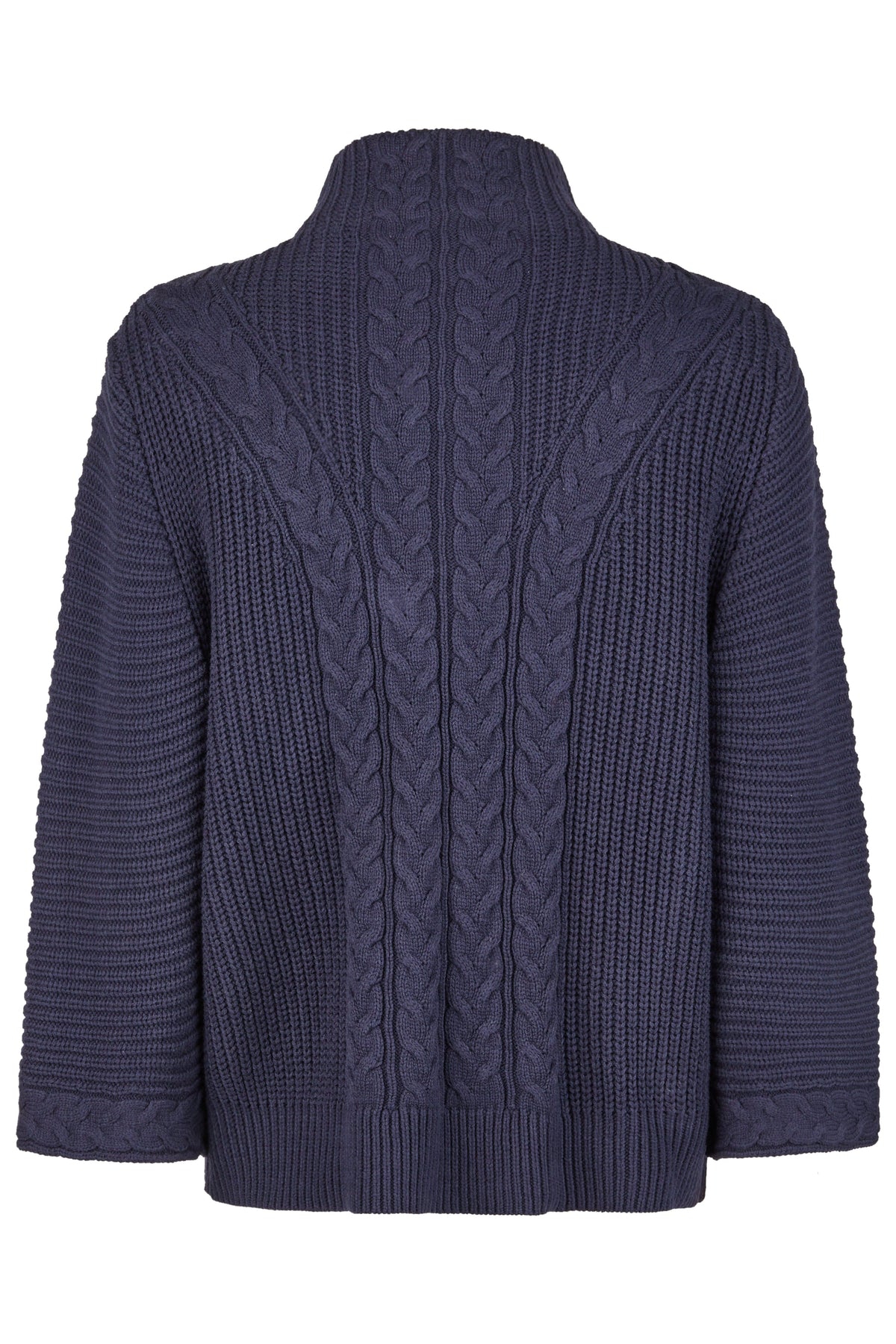 Barbara Lebek Mixed Cable Knit Jacket