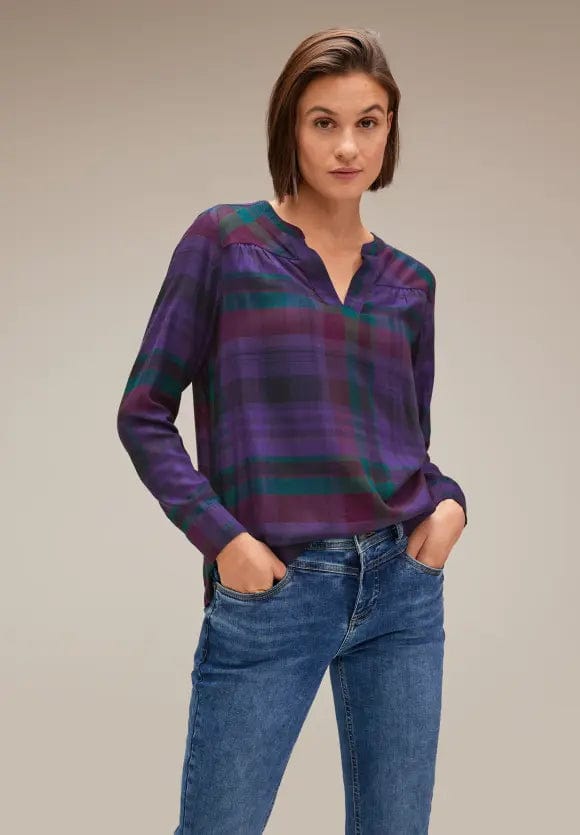STREET ONE Check Blouse
