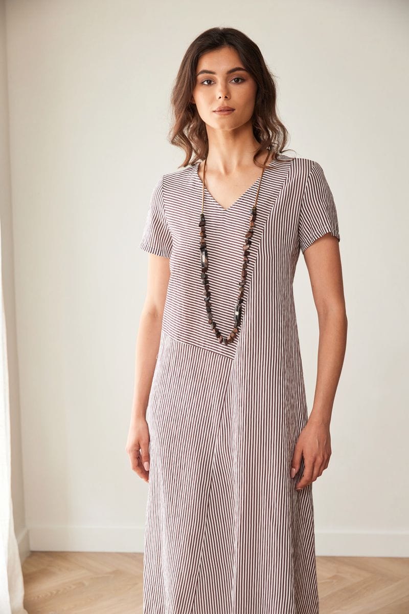 PERUZZI Cross Line Dress