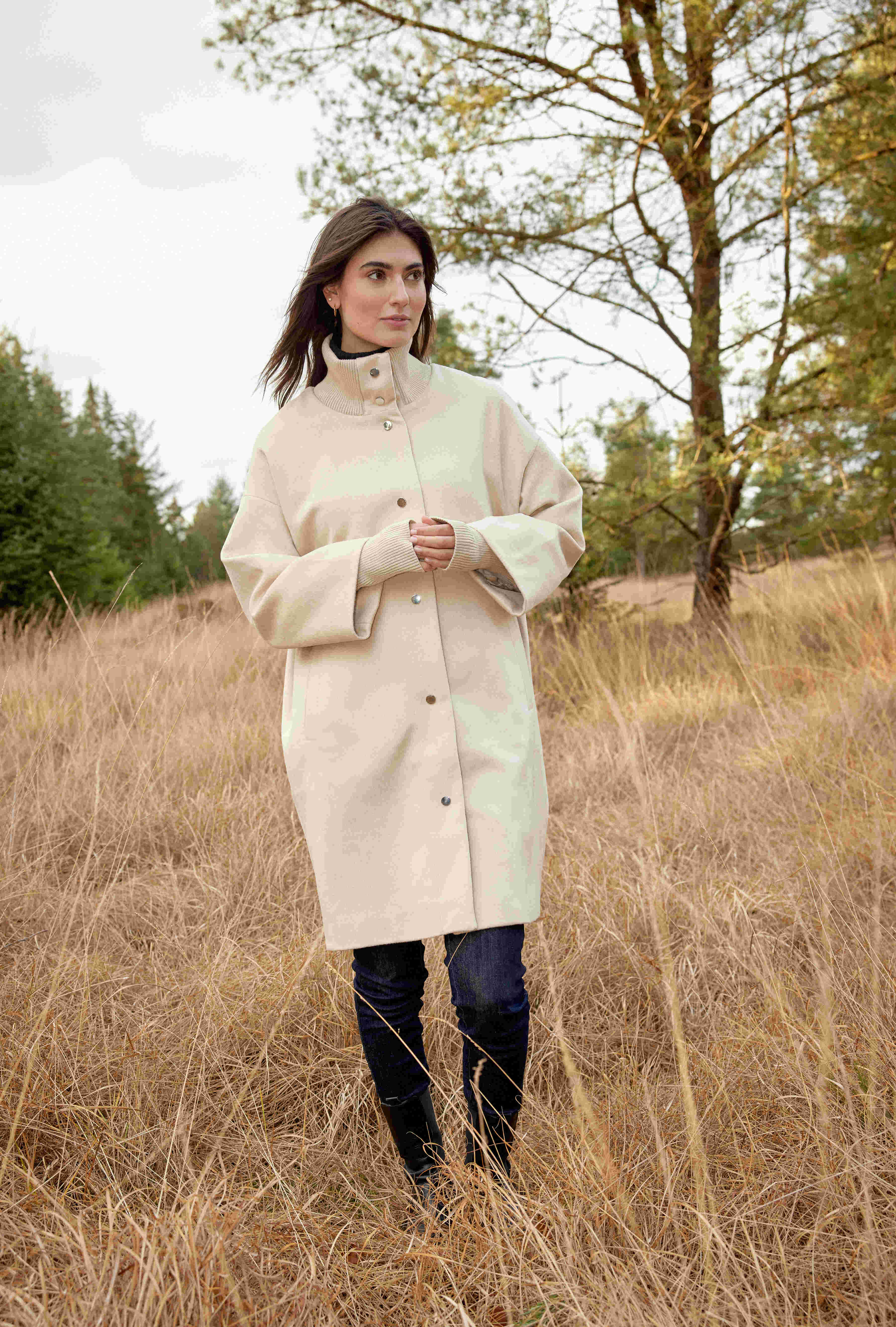 Soyaconcept Snap Button Coat – Choice Boutique