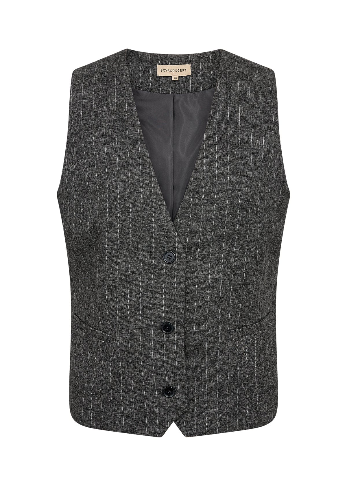 Soyaconcept Pinstripe Waistcoat