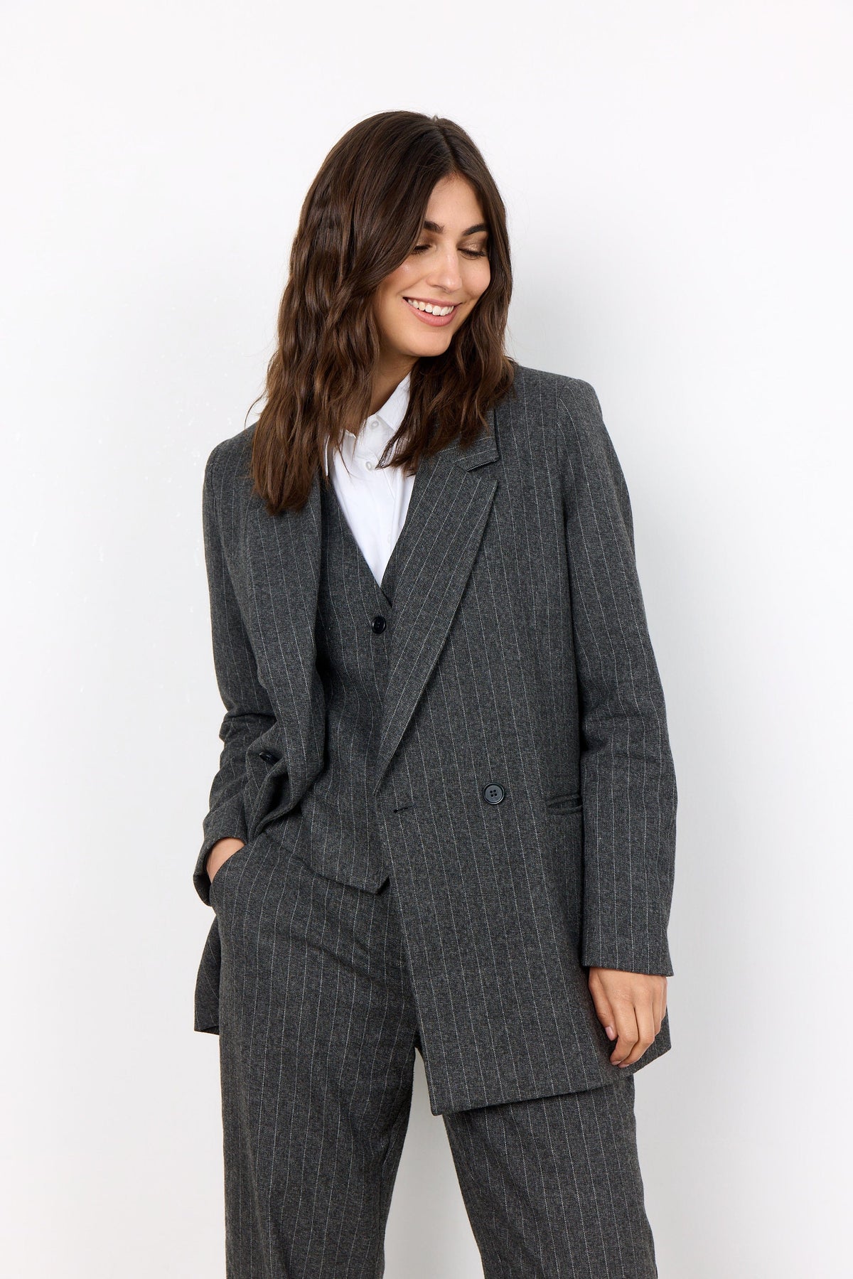 Soyaconcept Pinstripe Blazer