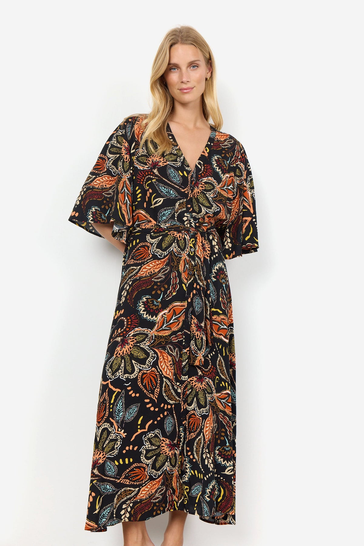 Soyaconcept Leaf Print Dress
