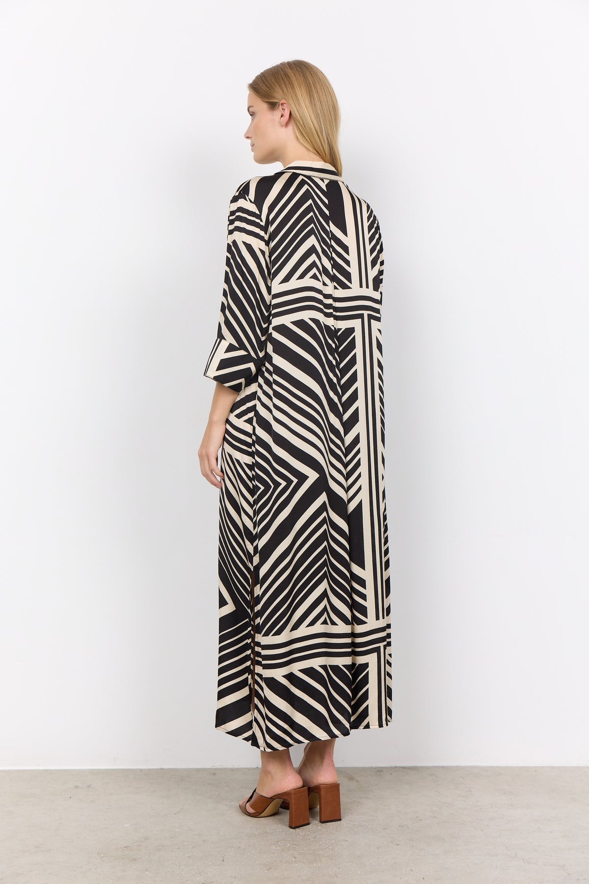 Soyaconcept Chevron Print Dress