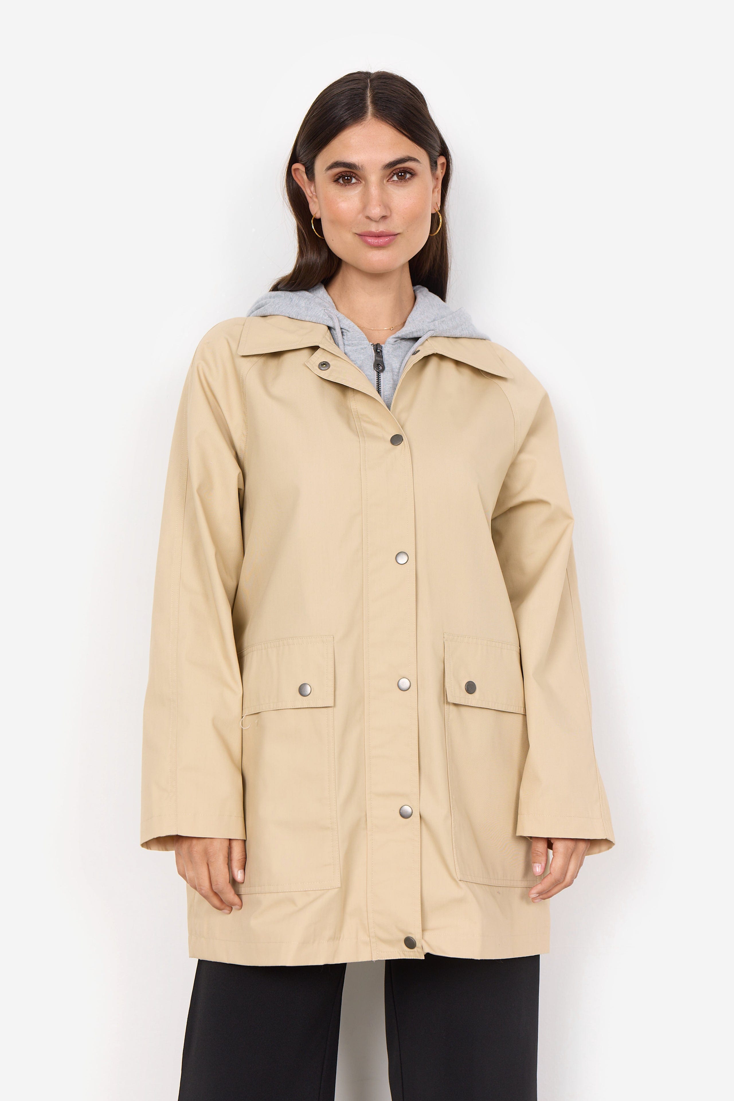 Soyaconcept Detachable Hooded Coat – Choice Boutique