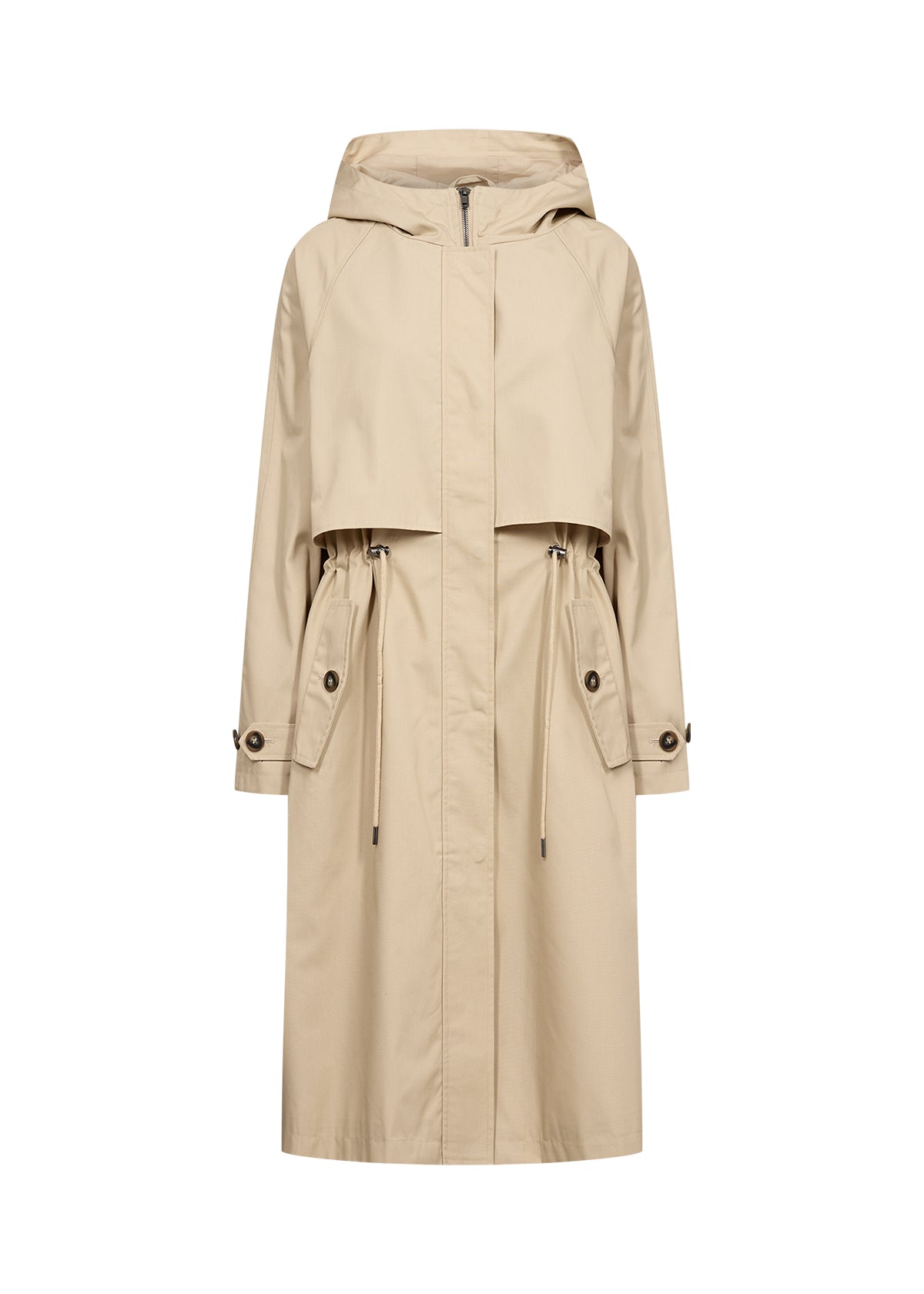 Soyaconcept Hooded Trench Coat