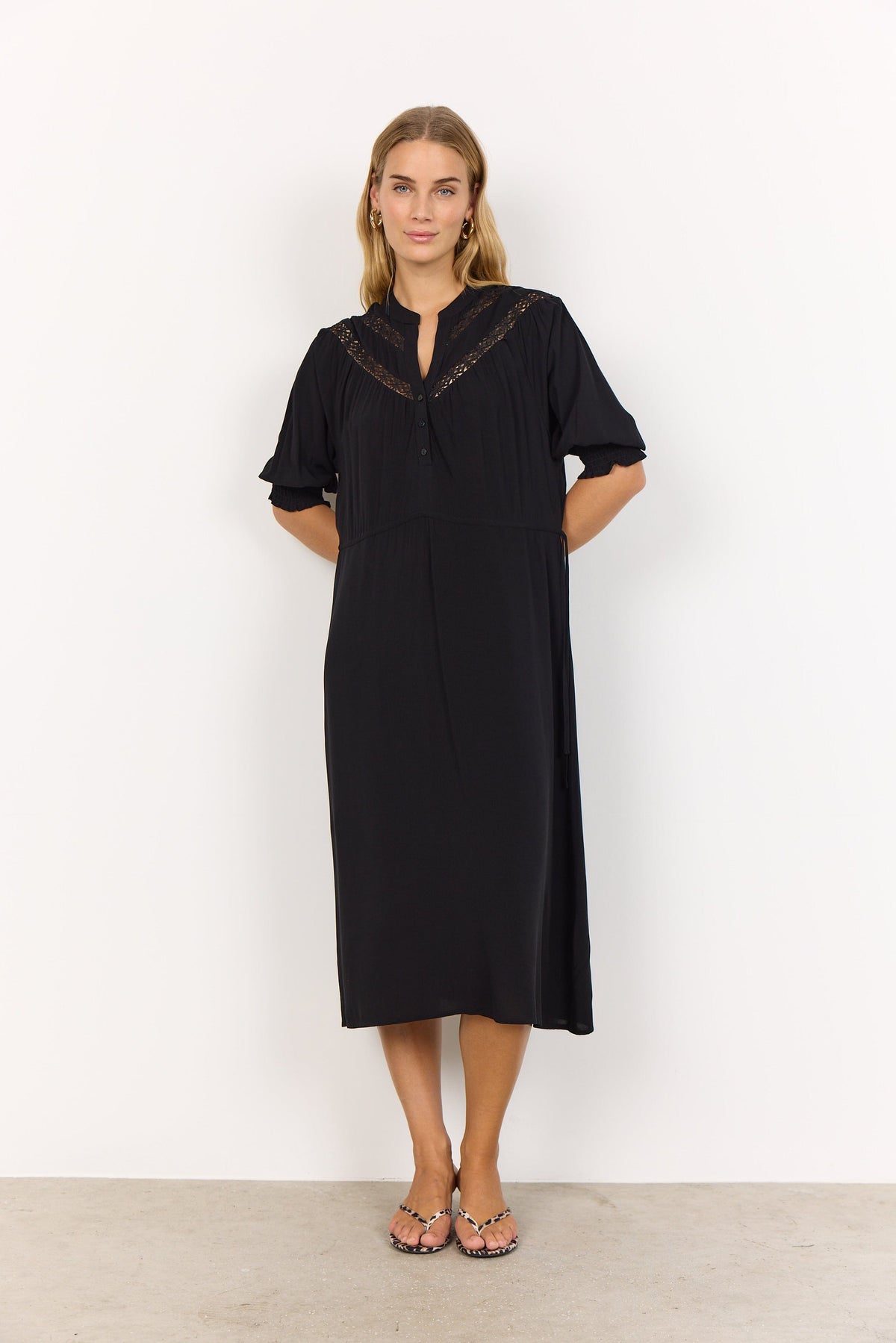 Soyaconcept Tie Waist Dress