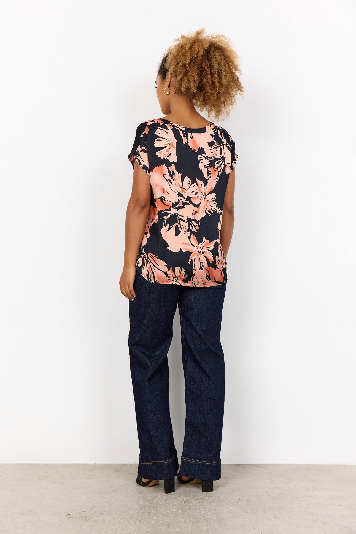 Soyaconcept Satin Floral Top