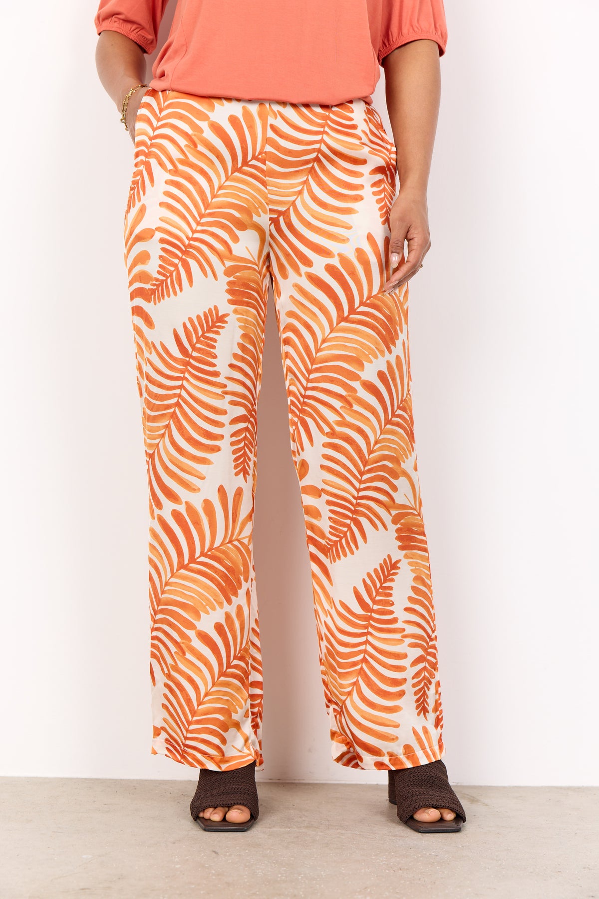 Soyaconcept Fern Print Stain Trouser