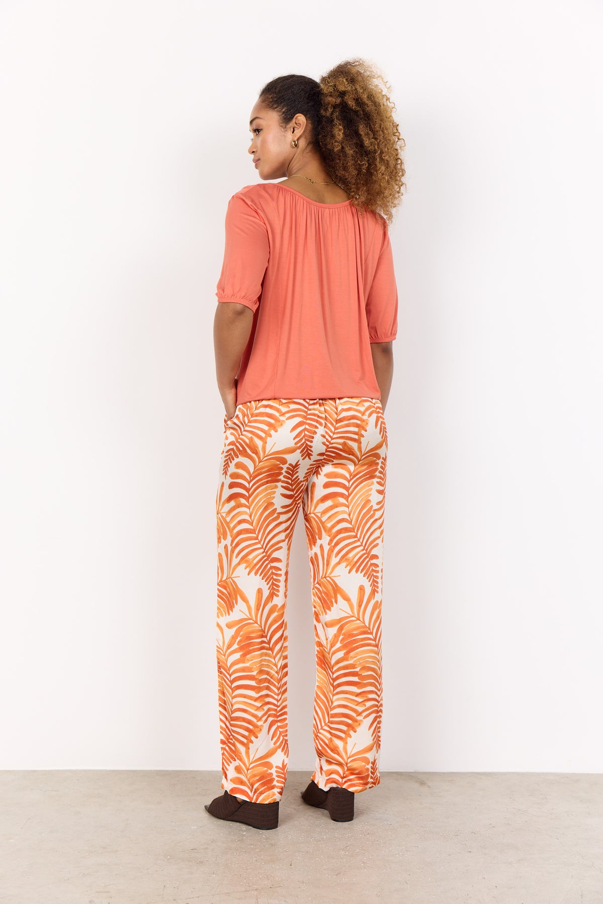 Soyaconcept Fern Print Stain Trouser