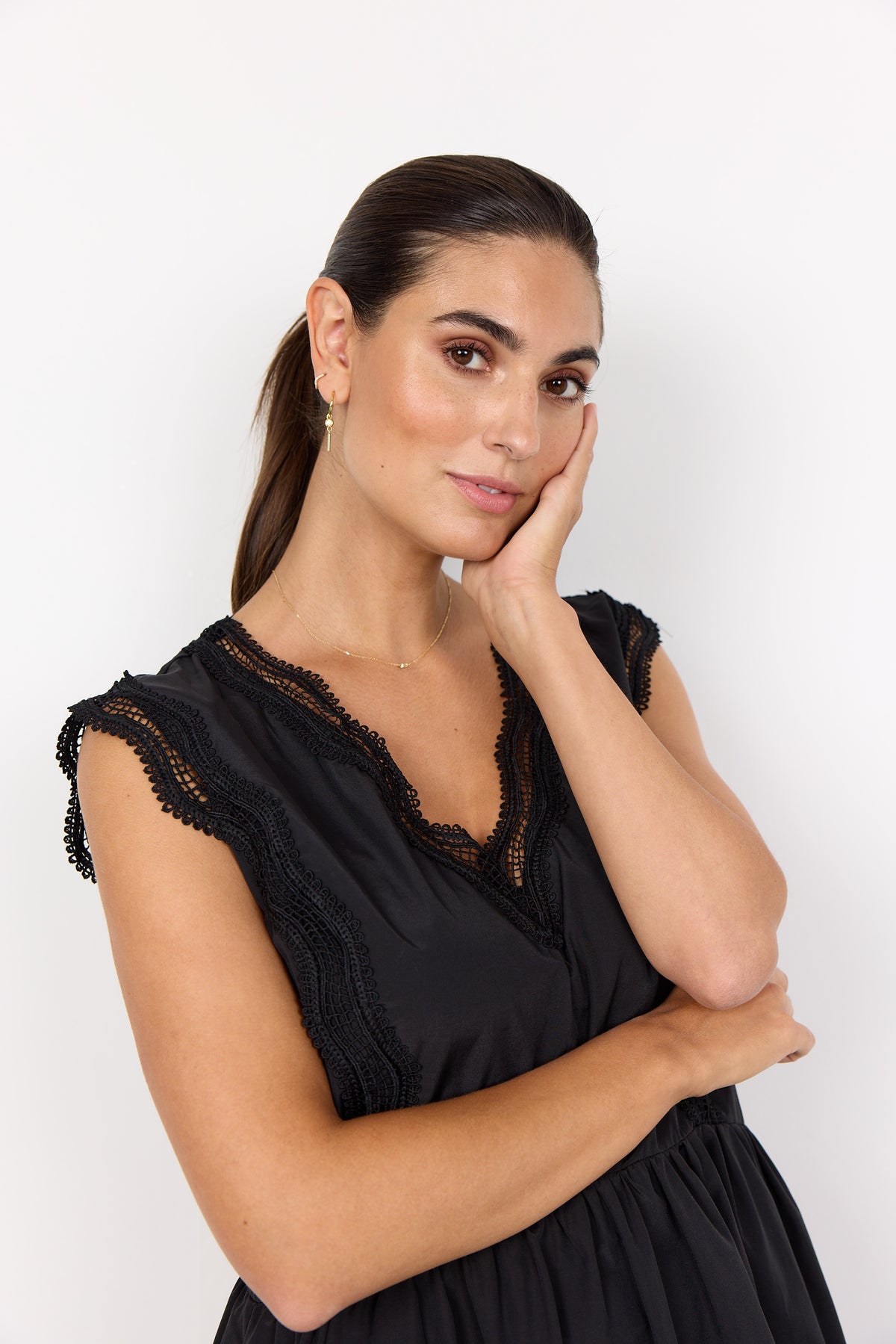 Soyaconcept Lace Trim Dress