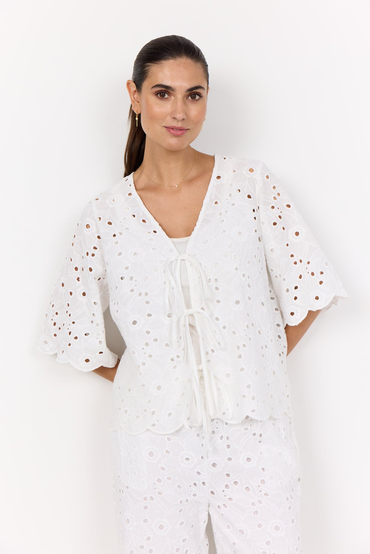 Soyaconcept Multi Tie Embroderie Top