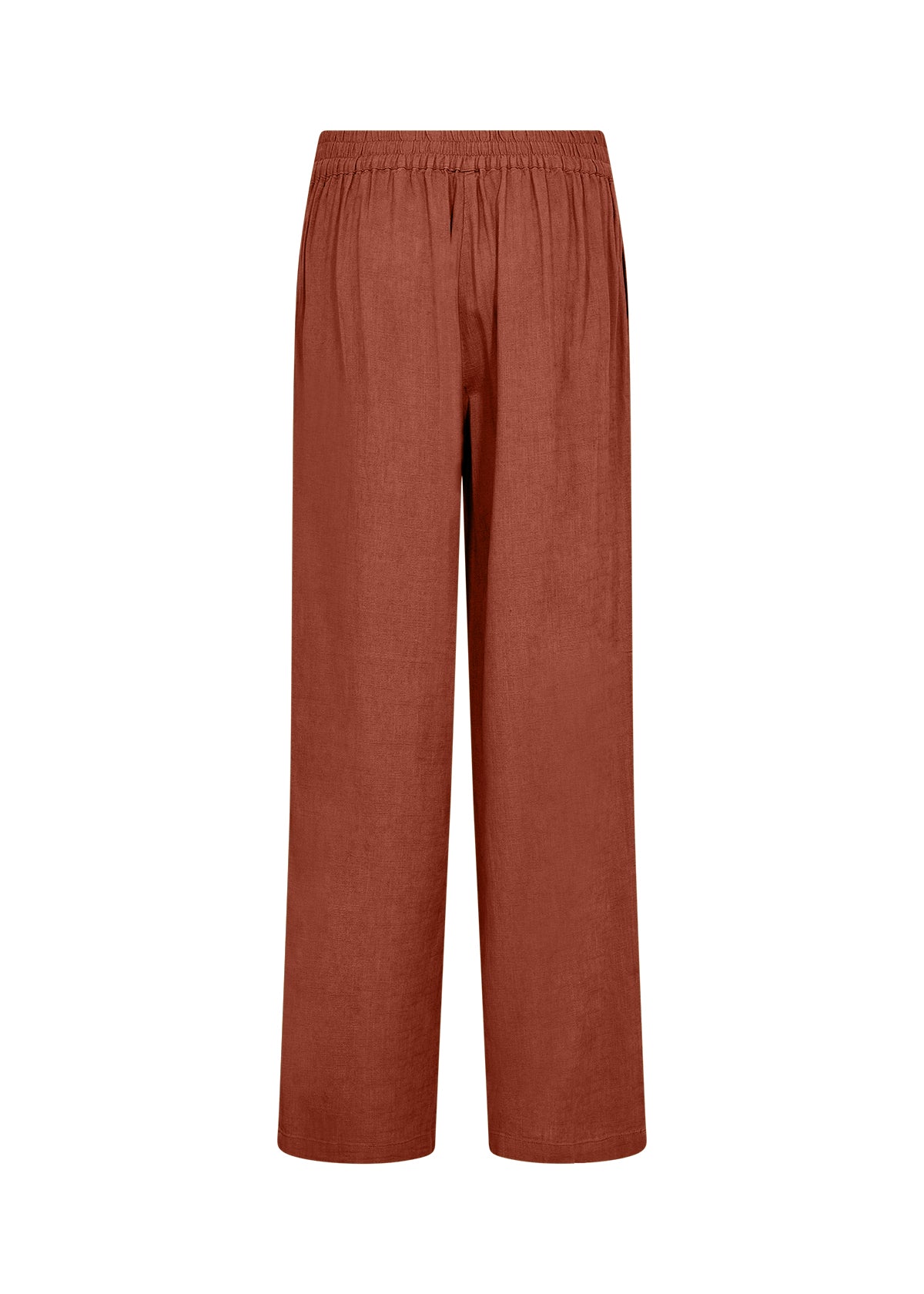 Soyaconcept Ruched Back Linen Trouser