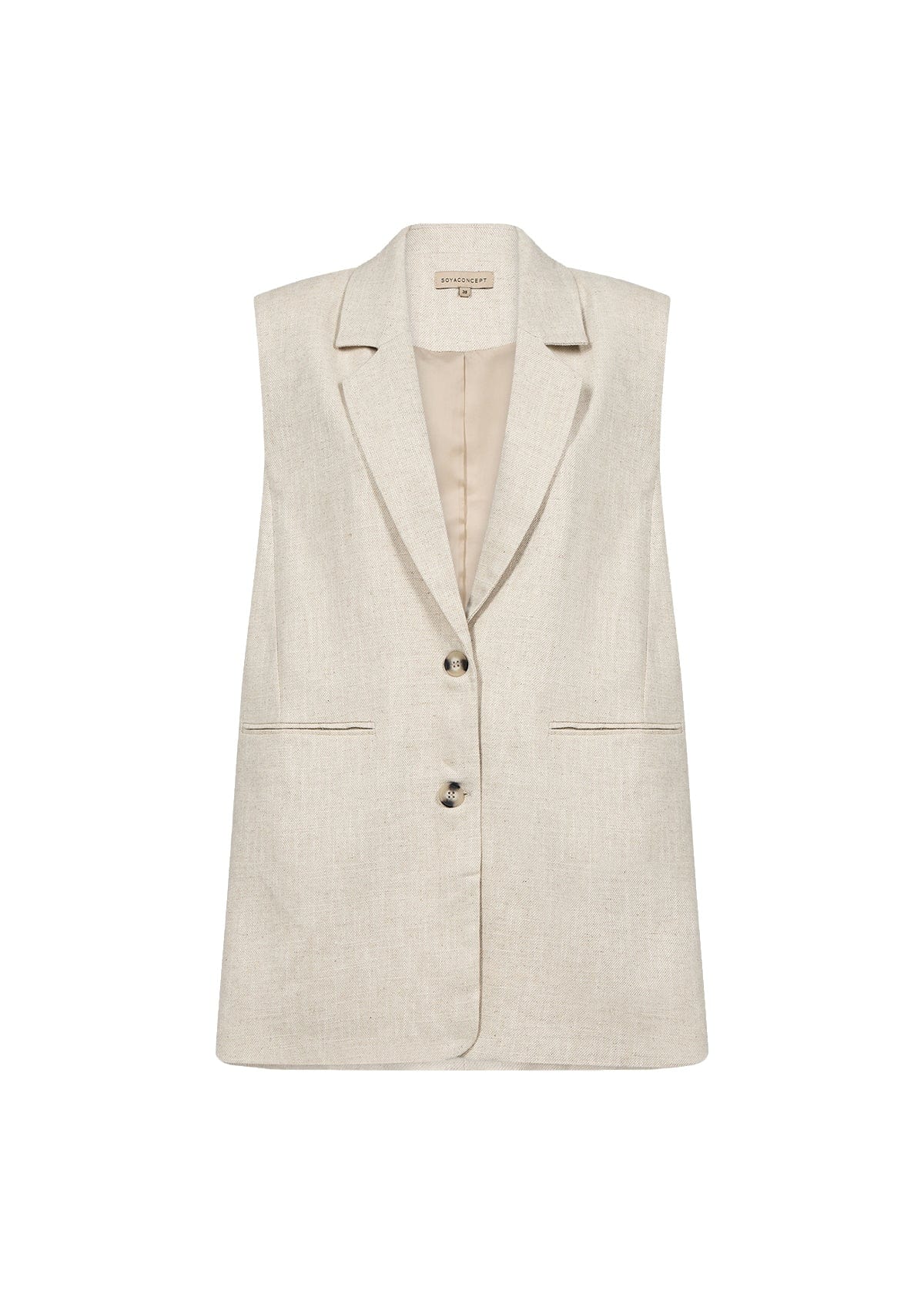 Soyaconcept Button Waistcoat