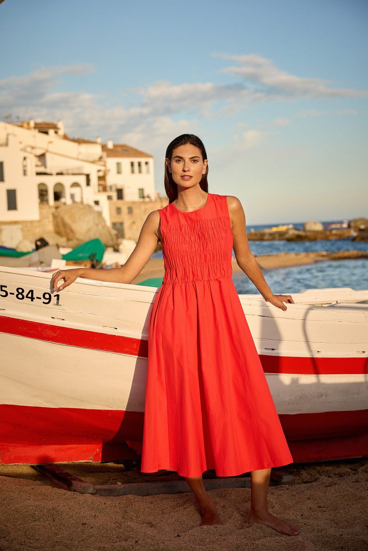 Soyaconcept Shirred Midi Dress Choice Boutique Soyaconcept Shirred Midi Dress Choice Boutique