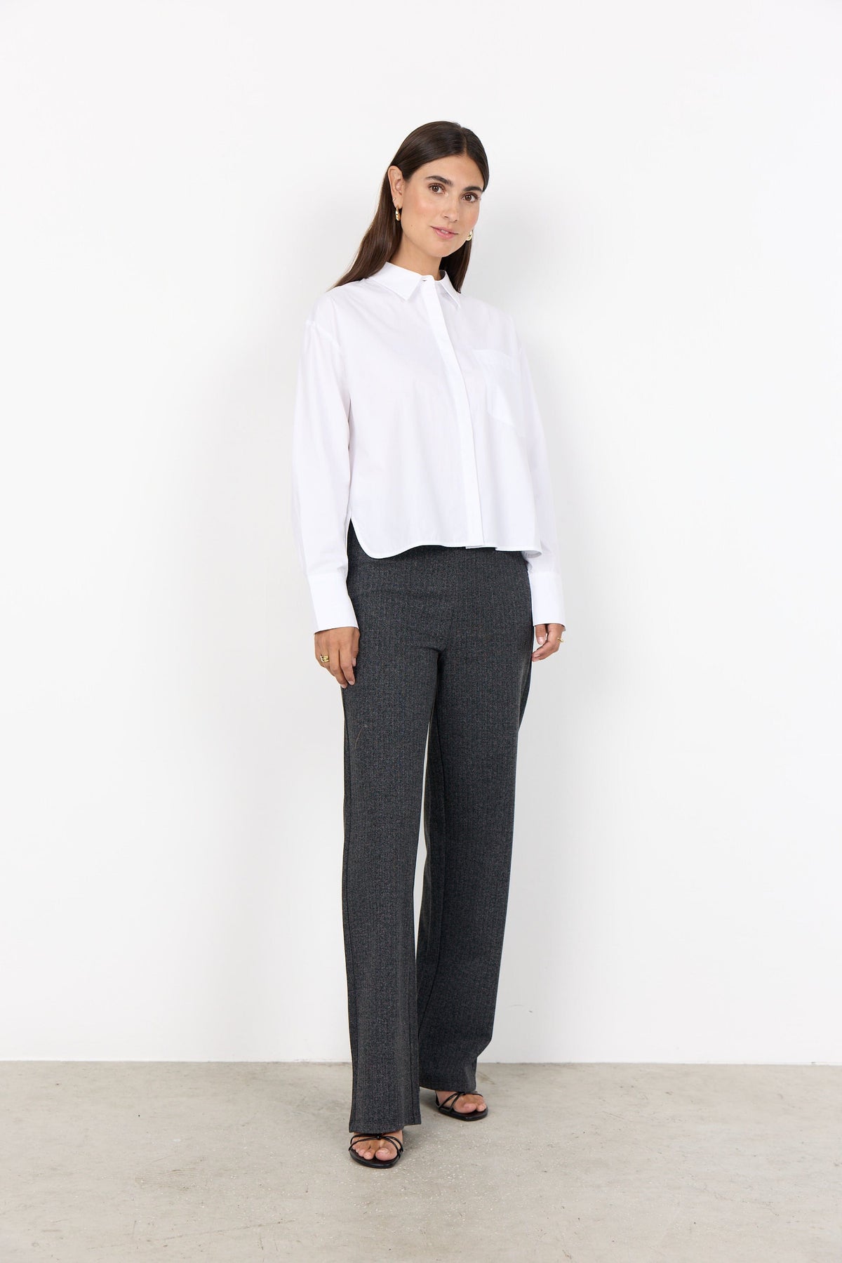 Soyaconcept Curved Hem Shirt